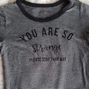 Arizona Jean Co. Black and white graphic tee shirt